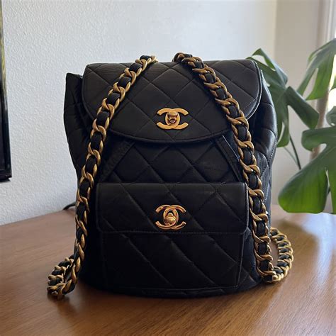 vintage chanel backpack|vintage chanel bags 1970s.